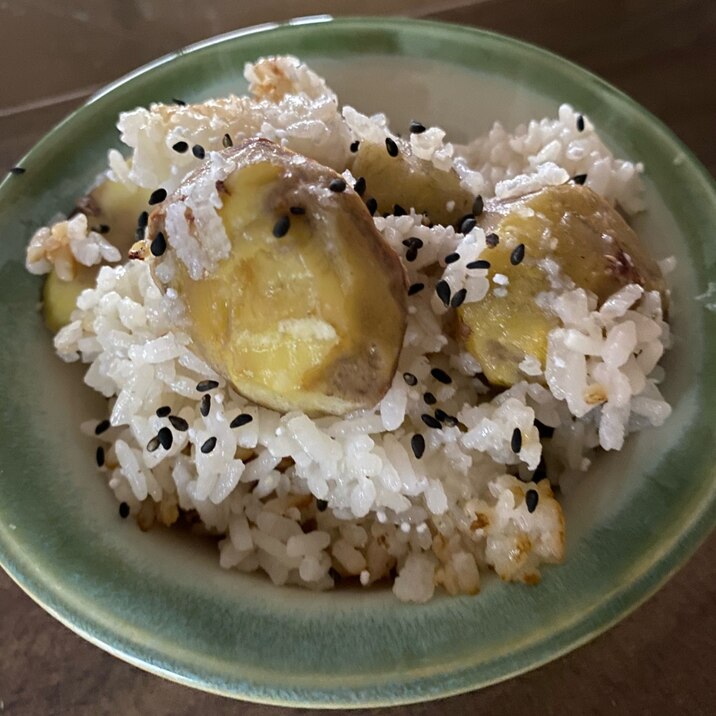 秋の味覚 もっちり美味しい栗ご飯♪